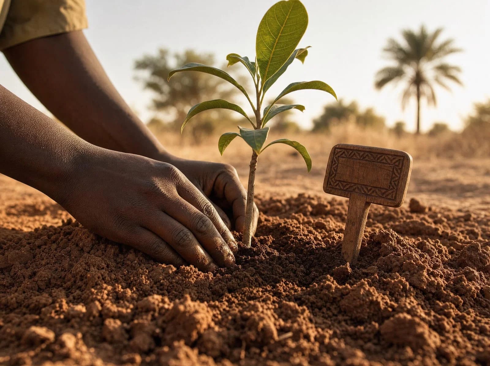 Planter un arbre au Sénégal